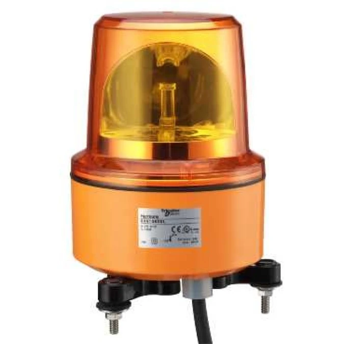 Lampka syngalizacyjna wirująca 24V AC/DC żółta IP67 XVR13B04L - obrazek 1