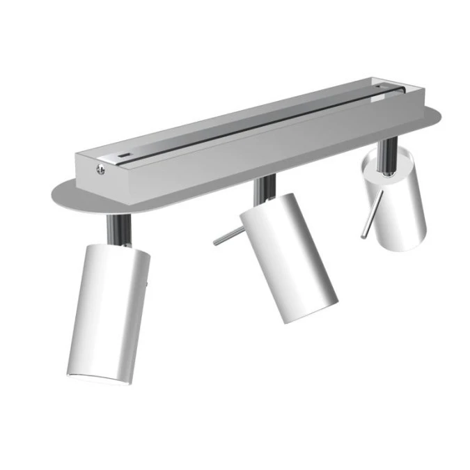 Lampa sufitowa PRESTON WHITE/CHROME 3x mini GU10 MLP7616 Milagro - obrazek 3