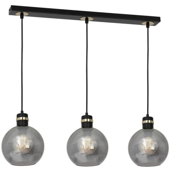 Lampa wisząca OMEGA BLACK / GOLD 3xE27 MLP6531 Milagro - obrazek 2