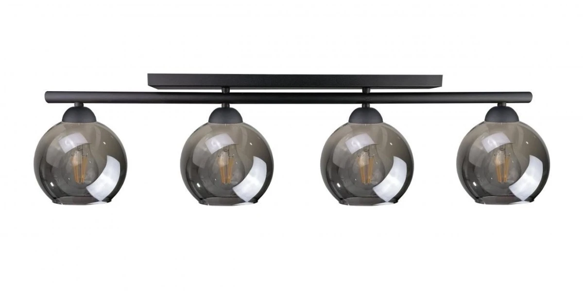 Lampa sufitowa nowoczesna 4xE27 MINOR BLACK - obrazek 1