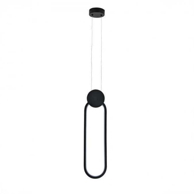 Lampa wisząca LED,lampa sufitowa 12W, 700lm, 4000K, IP20, czarna, ALWAYS HOROZ - obrazek 2
