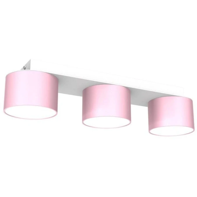 Lampa sufitowa DIXIE Pink/White 3xGX53 MLP7555 Milagro - obrazek 3