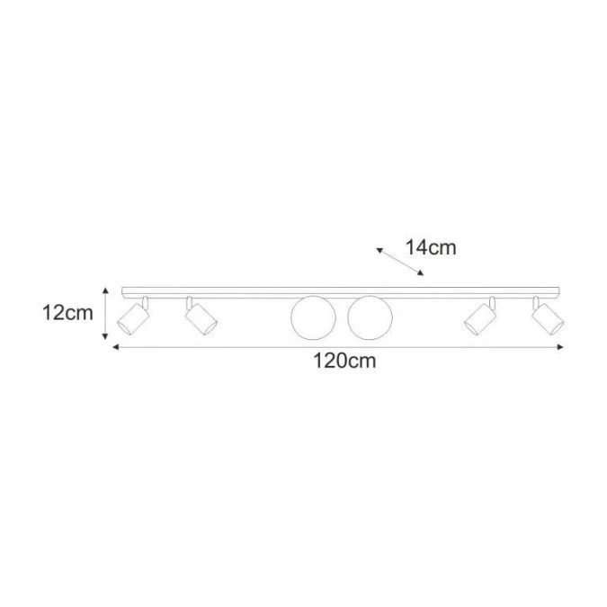 Lampa sufitowa K‑5497 z serii ANDI Kaja Lighting - obrazek 2