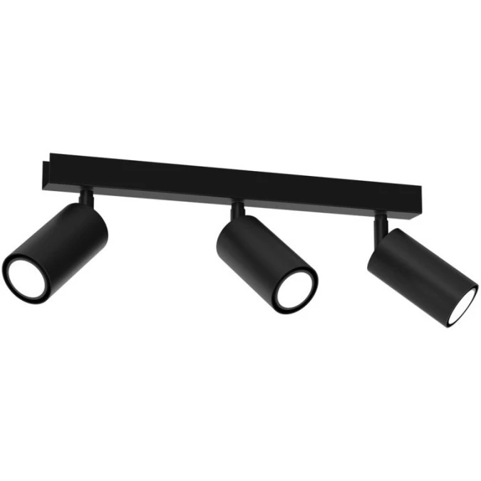 Lampa sufitowa HUDSON BLACK 3xGU10 MLP8796 Milagro - obrazek 1