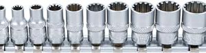 BGS 2150 Zestaw nasadek Gear Lock 6,3 mm (1/4″) 13 szt. BGS 2150 Zestaw nasadek Gear Lock 6,3 mm (1/4″) 13 szt.