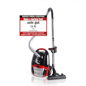 Fakir Red Vac Power odkurzacz z workiem, 700 W, podłogowy kablem, filtr HEPA H13, cichy silnik 69 dB (A), duży worek 3 l, promień 9 m Fakir Red Vac Power odkurzacz z workiem, 700 W, podłogowy kablem, filtr HEPA H13, cichy silnik 69 dB (A), duży worek 3 l, promień 9 m