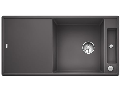 BLANCO AXIA III XL 6 S F zlewozmywak wbudowywany SILGRANIT biay od 60 cm ze szklan desk do krojenia