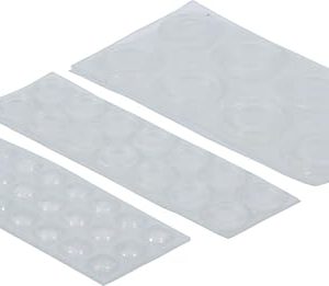 BGS Diy 80866 Zestaw odbojników elastycznych przezroczyste 46 szt.