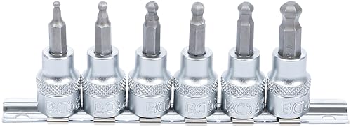 BGS 5109 Zestaw nasadek do bitów 10 mm (3/8") gniazdo sześciokątne z głowicą kulkową 3 8 6 szt. - obrazek 1