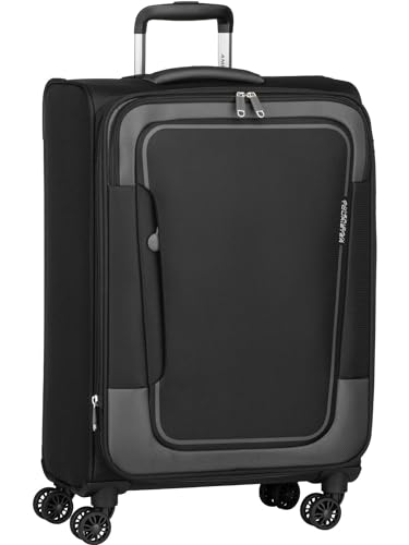 Walizka średnia American Tourister Pulsonic asphalt black Walizka średnia American Tourister Pulsonic asphalt black