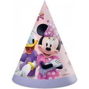 Czapeczki Urodzinowe Minnie Mouse, 6 Szt. Czapeczki Urodzinowe Minnie Mouse, 6 Szt.
