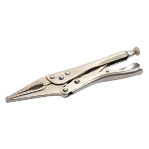 Silverline 675134 szczypce samozamykające długi nos 230 mm (9 cali) długość 70 pojemność szczęki Silverline 675134 szczypce samozamykające długi nos 230 mm (9 cali) długość 70 pojemność szczęki