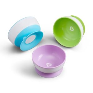 Munchkin Zestaw Misek z Przyssawkami Stay Put – 3 szt.
