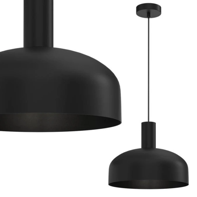 Lampa wisząca VISBY BLACK 1xE27 MLP1553 Milagro - obrazek 2