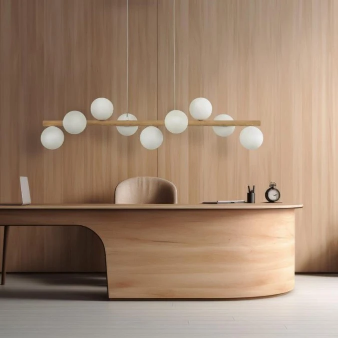 Lampa wisząca ESTERA kolor Beżowy/Sosna 5906 TK Lighting - obrazek 2