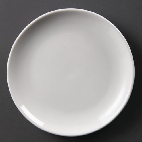 Olympia Whiteware Coupe talerze serwisowe 200 mm porcelanowa restauracja 12 szt