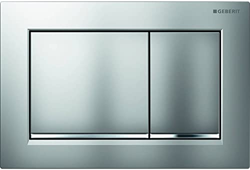 Geberit Omega 30 115.080.KN.1 115.080.KN1 Płyta napędu z 2 ilościami spłukiwanymi jedwabisty połysk chromowany - obrazek 1