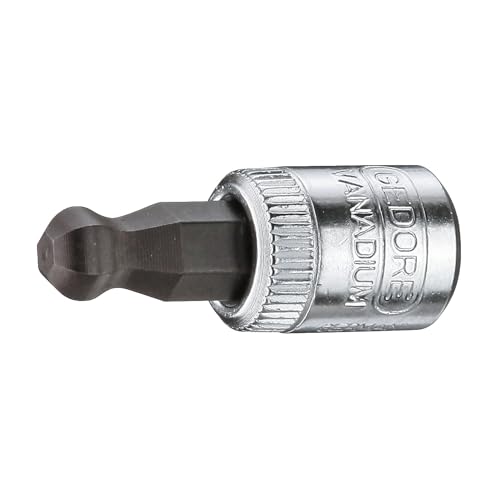 Nasadka wkrętakowa 1/4" do śrub 6 kątnych z kulistą główką 4x28mm GEDORE - obrazek 1