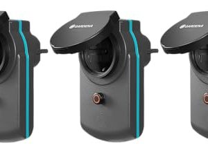 Gardena smart Power wtyczka wielofunkcyjna zestaw potrójny: odłączana do użytku na zewnątrz, włączania dowolnych urządzeń elektrycznych, np. pomp systemu (19095 20) Gardena smart Power wtyczka wielofunkcyjna zestaw potrójny: odłączana do użytku na zewnątrz, włączania dowolnych urządzeń elektrycznych, np. pomp systemu (19095 20)