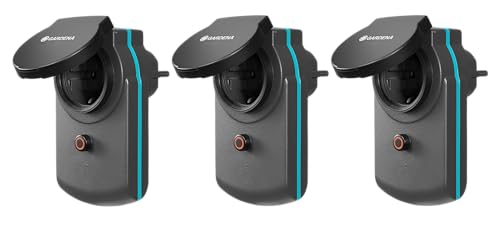 Gardena smart Power wtyczka wielofunkcyjna zestaw potrójny: odłączana do użytku na zewnątrz, włączania dowolnych urządzeń elektrycznych, np. pomp systemu (19095 20) - obrazek 1