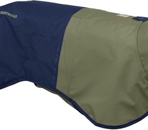 RUFFWEAR Kurtka przeciwdeszczowa z deszczownicą, lekki, wodoodporny płaszcz przeciwdeszczowy dla psów, rozmiar XXL (Midnight Blue) RUFFWEAR Kurtka przeciwdeszczowa z deszczownicą, lekki, wodoodporny płaszcz przeciwdeszczowy dla psów, rozmiar XXL (Midnight Blue)