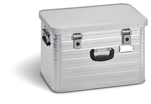 Enders pojemnik aluminiowy TORONTO 63 L o grubości ścianki 1 mm, bardzo wytrzymały odporny na zachlapanie wodą i kurz, umożliwia układanie w stos pojemnika aluminiowego