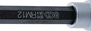 BGS 5010 Nasadka do bitów długość 120 mm 12,5 (1/2″) profil klinowy (do RIBE) M12 BGS 5010 Nasadka do bitów długość 120 mm 12,5 (1/2″) profil klinowy (do RIBE) M12