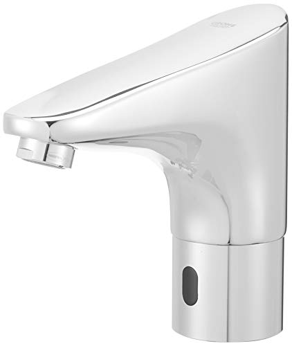 Grohe Europlus E bateria umywalkowa elektroniczna z transformatorem chrom 36016001 Grohe Europlus E bateria umywalkowa elektroniczna z transformatorem chrom 36016001