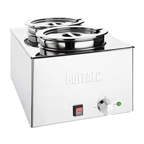 Buffalo Bain Marie z okrągłymi doniczkami