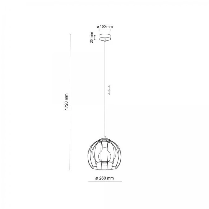 Lampa wisząca UNIVERSO 3154 TK LIGHTING - obrazek 3