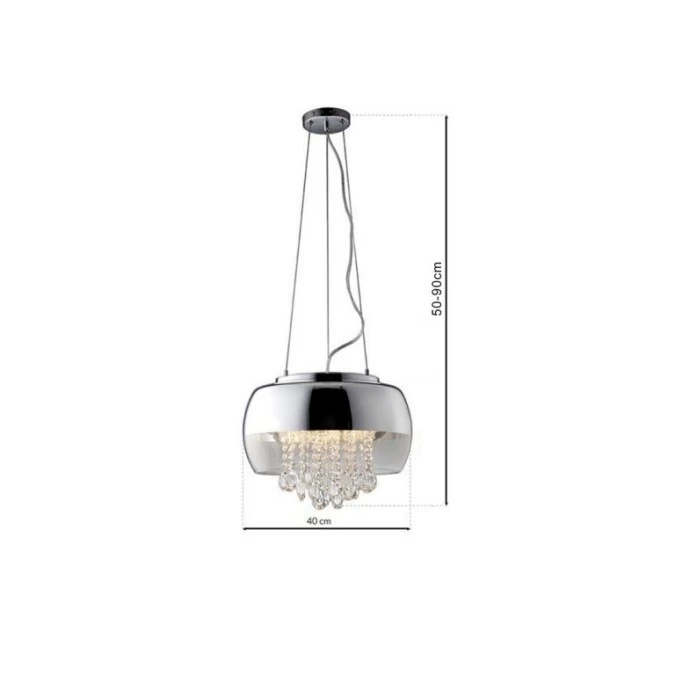 Lampa Wisząca LUNA 3xE14 LED ML3801 Milagro - obrazek 1
