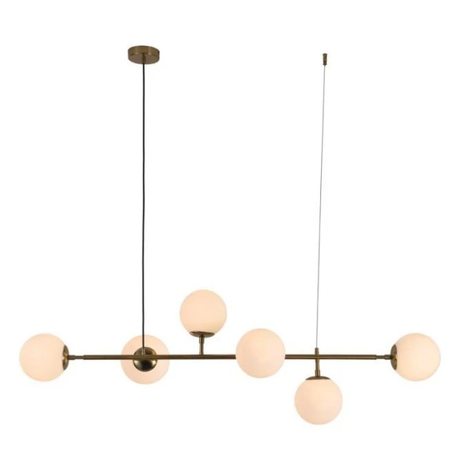 Lampa wisząca Alisa białe kulki LP‑005/6P Light Prestige - obrazek 1
