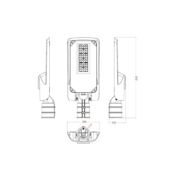 LAMPA ULICZNA MA 30W 5100lm CW 760 65 LU030MA2 - obrazek 3