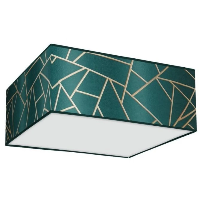 Lampa sufitowa ZIGGY GREEN Gold/Bottle green 3xE27 MLP7575 Milagro - obrazek 2