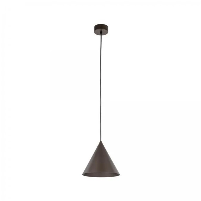 Lampa wisząca metalowy stożkowy klosz CONO E27 kolor brązowy 10073 TK Lighting - obrazek 1