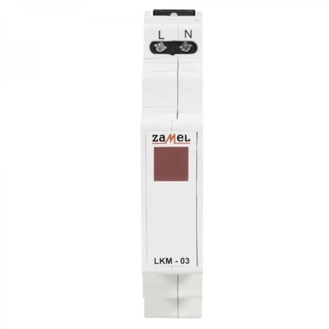 Lampka modułowa 1‑fazowa czerwona LKM‑03‑10 230V LED EXT10000044 - obrazek 2