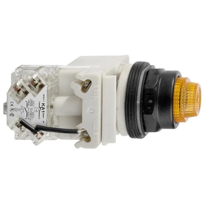 Lampka sygnalizacyjna, Harmony 9001K, 120VAC 30mm typ K +opcje, 9001KT35LYA31 - obrazek 1