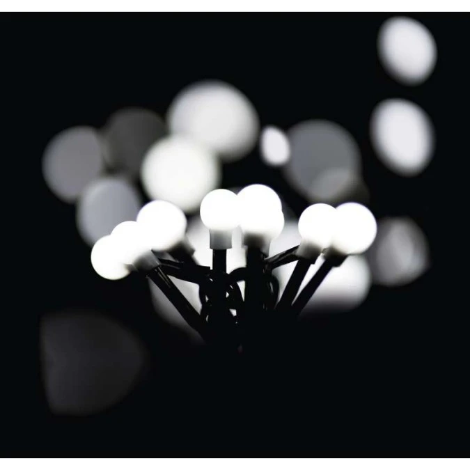 Lampki choinkowe XMAS CHERRY TIMER 3,6W 80LED 8m IP44 zimny biały D5AC02 - obrazek 2