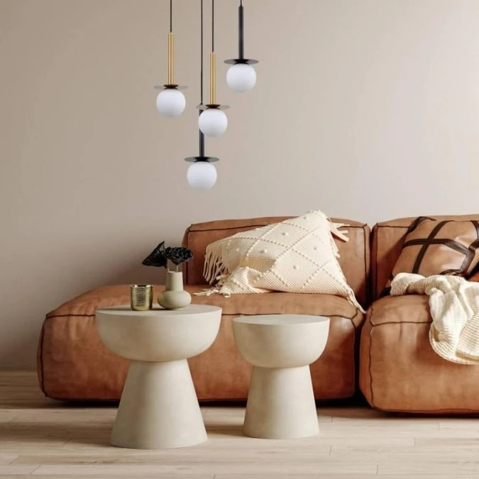 Lampa wisząca Roma 1 czarna LP‑1345/1P BK Light Prestige - obrazek 3