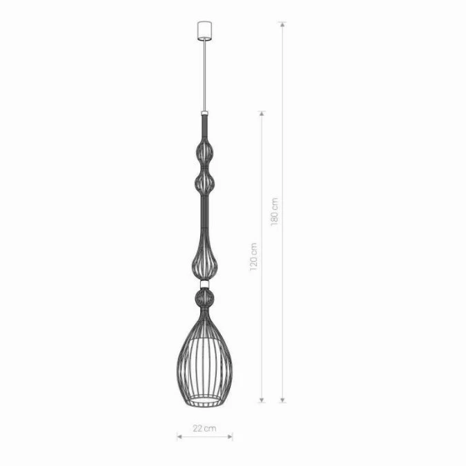 LAMPA WISZĄCA ABI L 8864 Nowodvorski - obrazek 3