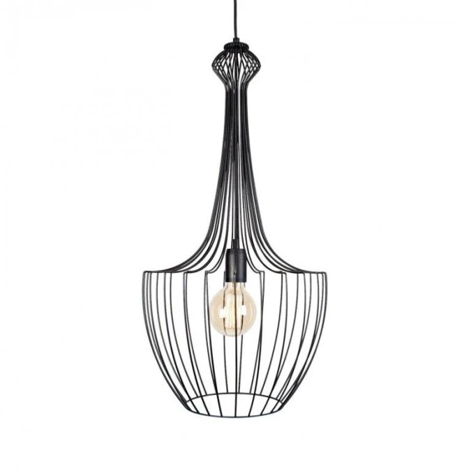 LAMPA WISZĄCA LUKSOR S CZARNA 8851 Nowodvorski - obrazek 1