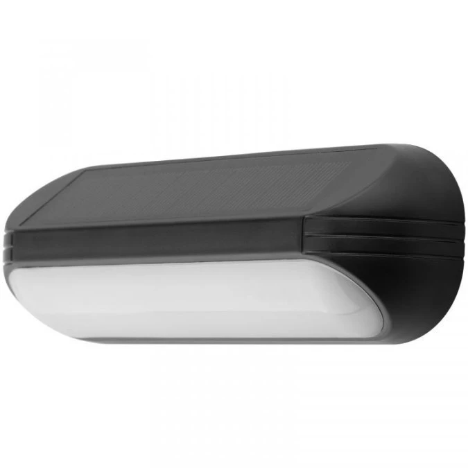 Lampa Solarna Ogrodowa LED Kinkiet Ścienny Elewacyjny 3000K + RGB KEOS LUMILED - obrazek 1