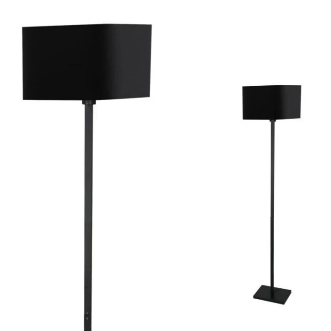 Lampa stojąca NAPOLI BLACK/GOLD 1xE27 ML6370 Milagro - obrazek 1