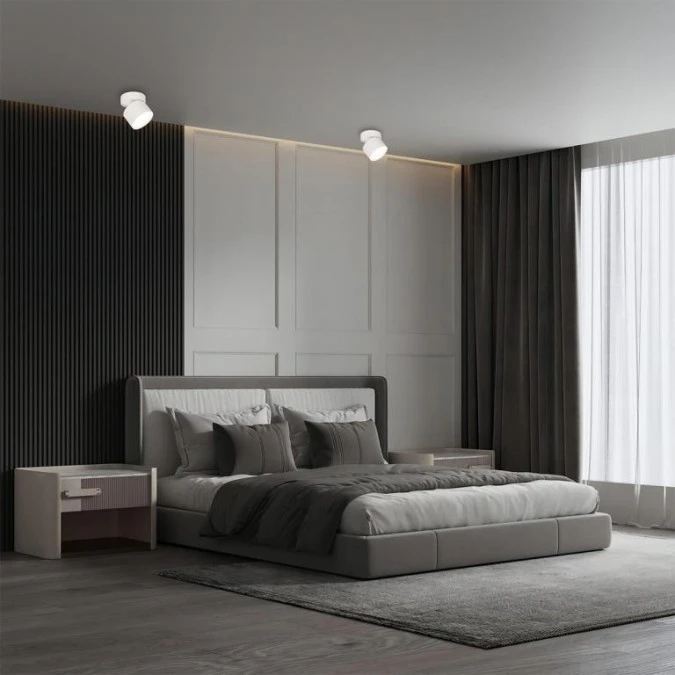 Lampa sufitowa Kendal oprawa natynkowa 1 x GX53 biała LP‑6331/1SM WH movable Light Prestige - obrazek 2