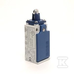 Łącznik krańcowy L5 w obudowie z tworzywa, 1NC+1NO, popychacz z rolką metalową T0-L5K13MUM331 Łącznik krańcowy L5 w obudowie z tworzywa, 1NC+1NO, popychacz z rolką metalową T0-L5K13MUM331