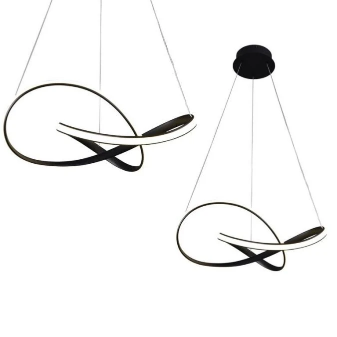 LAMPA WISZĄCA CAPPIO BLACK 36W LED ML6771 Milagro - obrazek 3