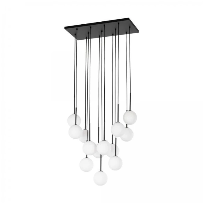 Lampa wisząca MARTIN WHITE z 13 szklanymi kulkami G9 nad stół do salonu 10079 TK Lighting - obrazek 1