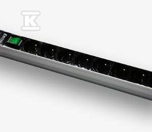 Listwa zasilająca EmiterNet 19″ z wyłącznikiem 8-gn.z bolcem,kabel 2mb wtyk uni-schuko EM/018B082 Listwa zasilająca EmiterNet 19″ z wyłącznikiem 8-gn.z bolcem,kabel 2mb wtyk uni-schuko EM/018B082