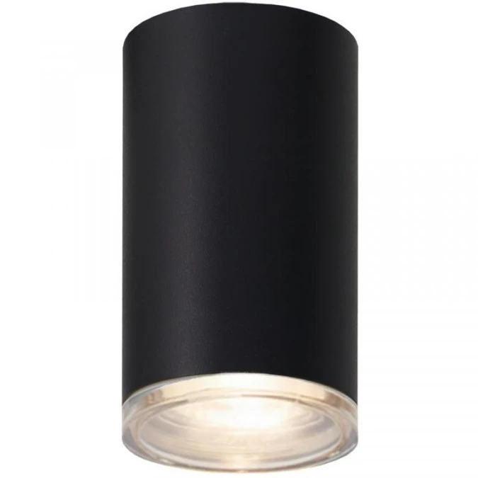 Lampa Sufitowa Reflektor LED Oprawa Spot Tuba GU10 IP44 ADERO Czarna Lumiled - obrazek 2