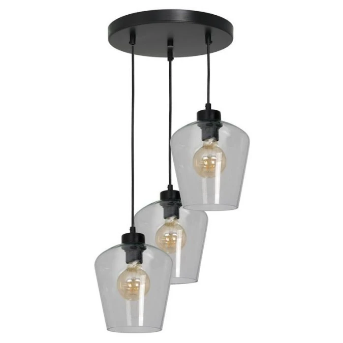 Lampa wisząca SANTIAGO CLEAR 3xE27 MLP6611 Milagro - obrazek 2
